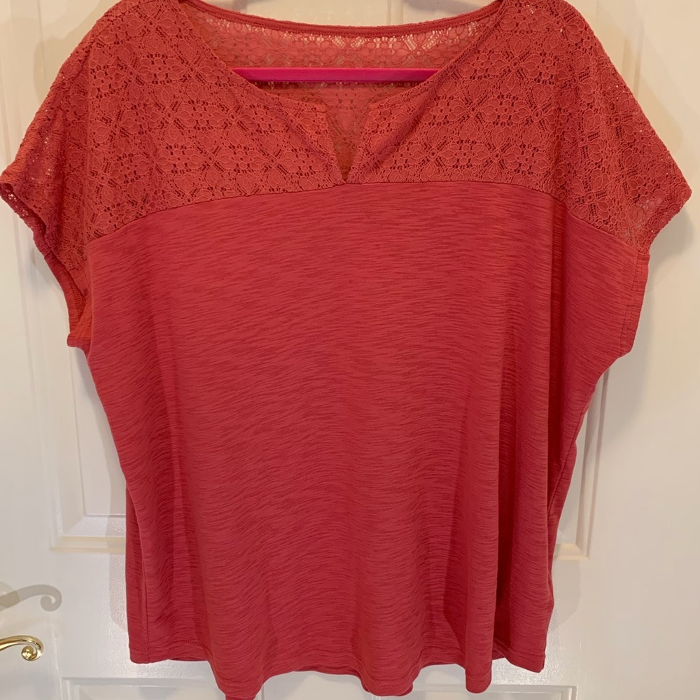 🌺Final Price🌺Terra Cotta Colored Top Size 3X